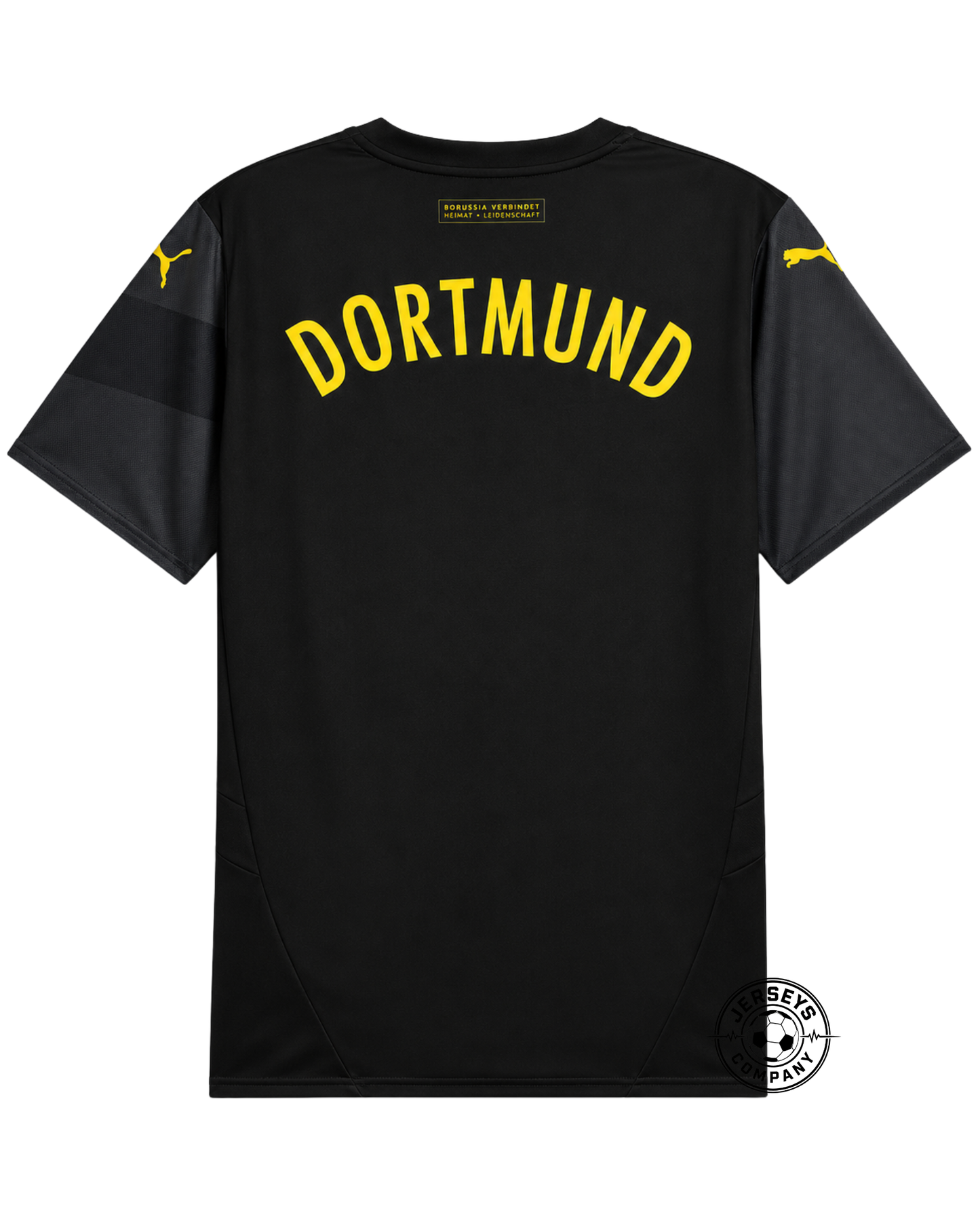 Borussia Dortmund Away 2024/25 Patches UCL UEFA Foundation (Official Printing)
