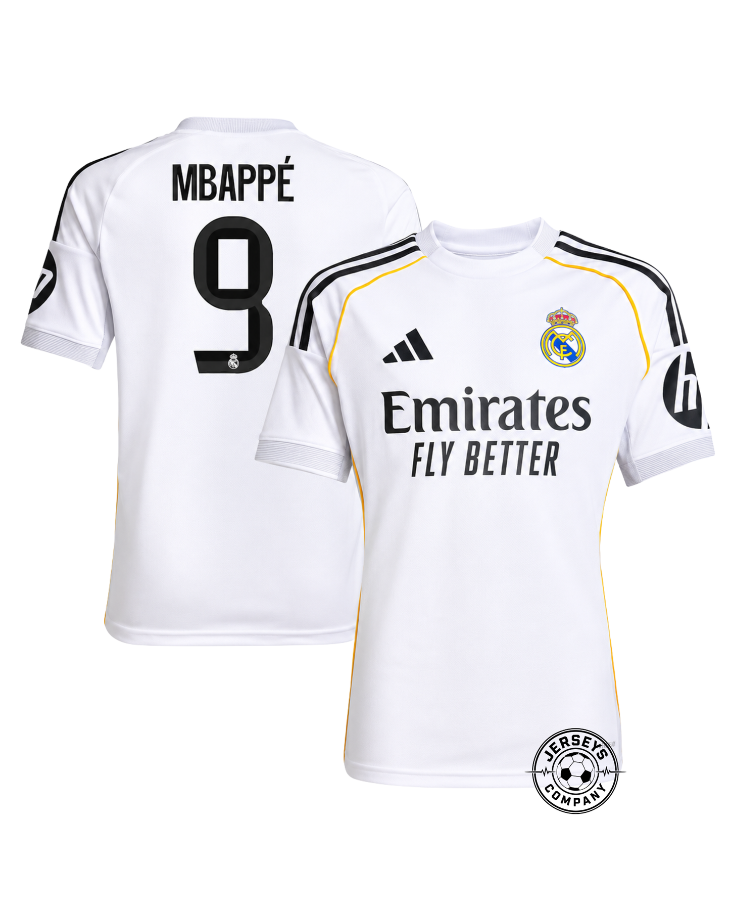 Real Madrid Home Jersey 2025/26 - Kylian Mbappé #9