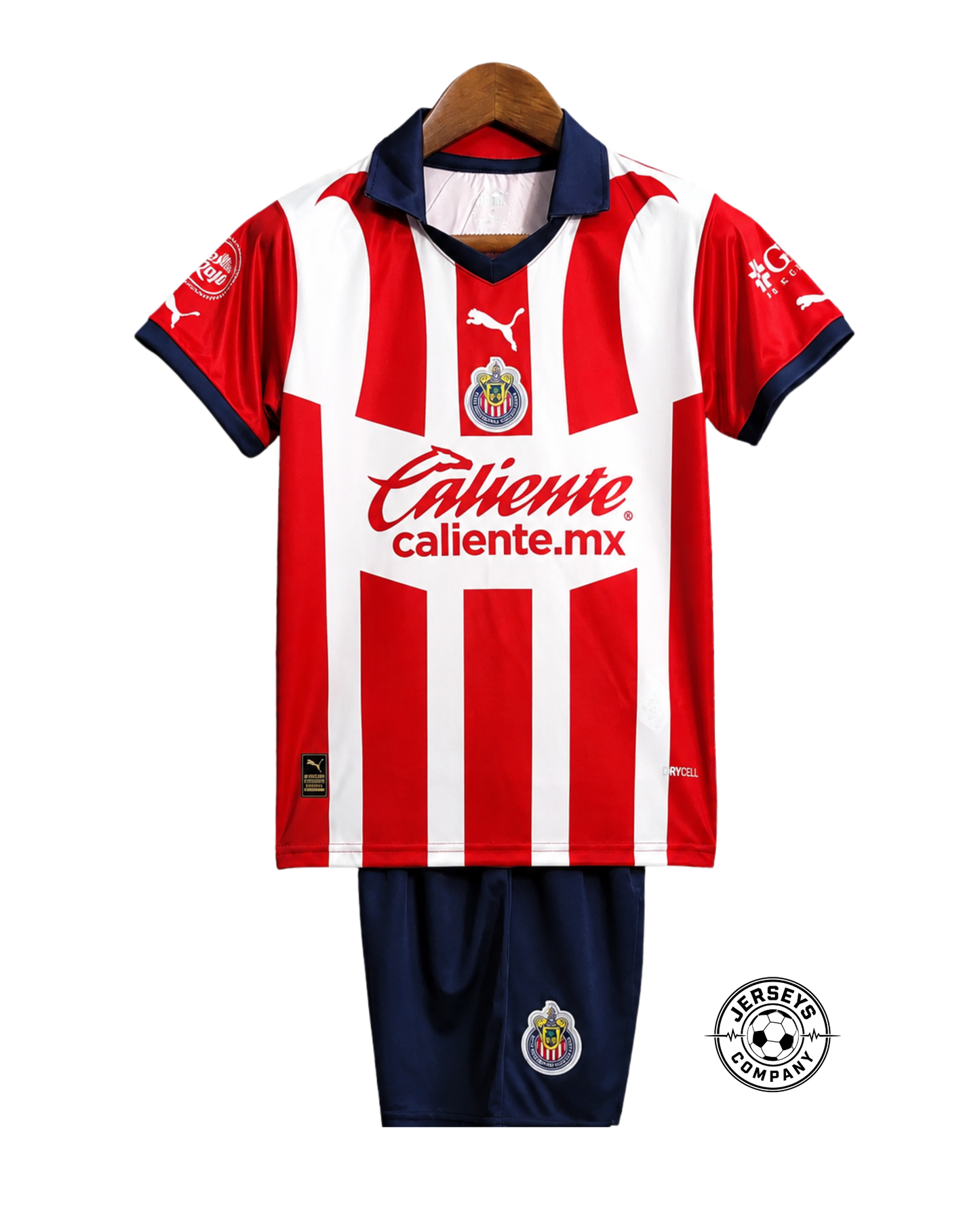 Kids KIT Chivas de Guadalajara Home Jersey 2024/25