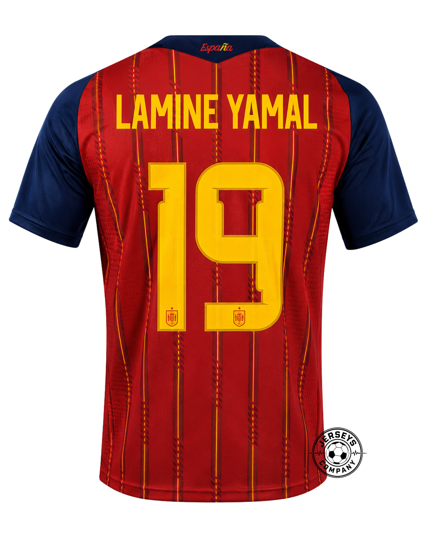 Spain Lamine Yamal Authentic World Cup Home Jersey 2026 - Player Version - Slim Fit