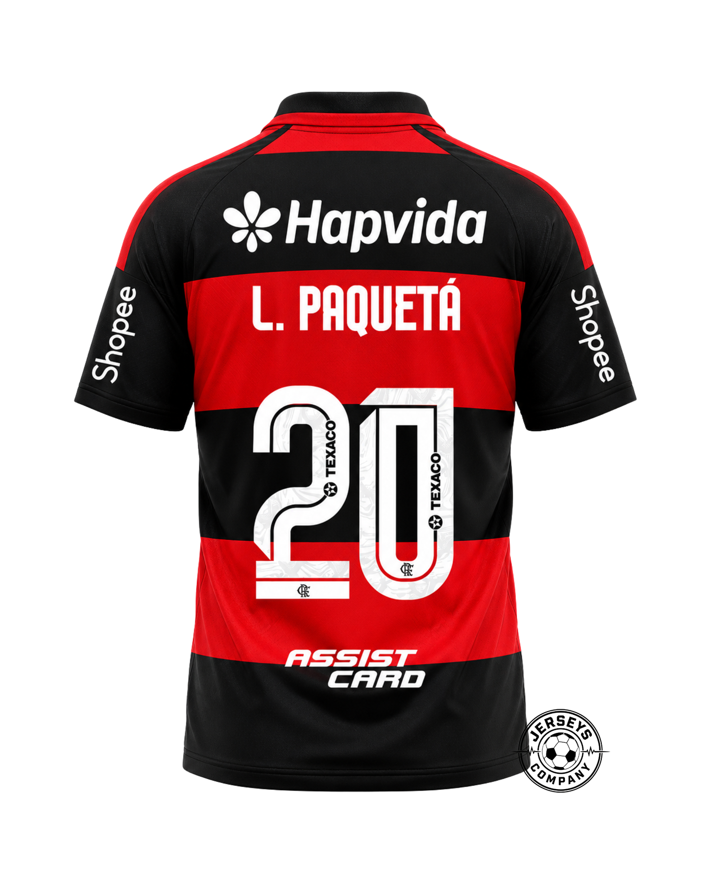 Flamengo 26/27 Home Jersey #PAQUETA - All Sponsors - Fan Version