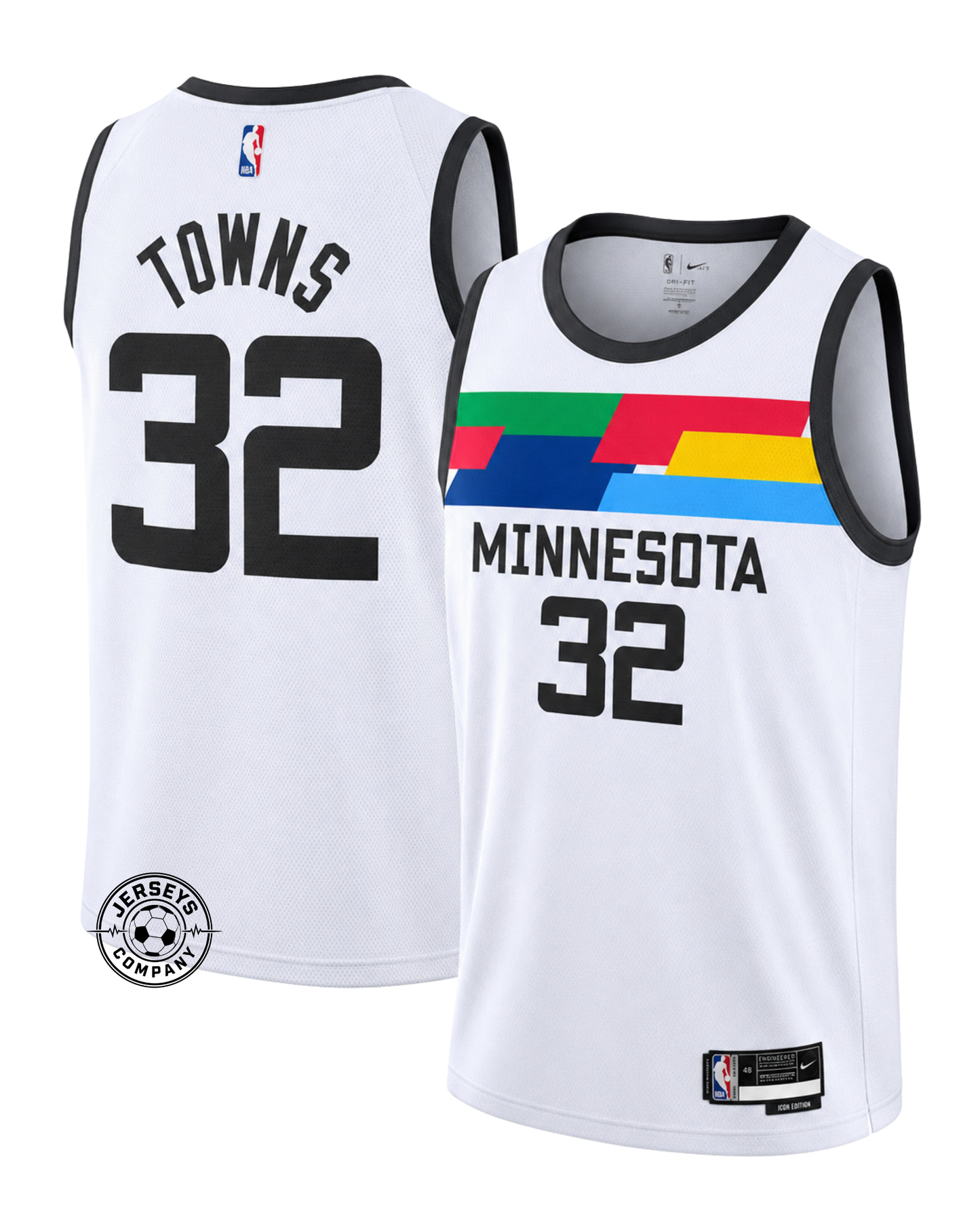 Anthony Edwards Minnesota Timberwolves Fastbreak City Edition Jersey - White