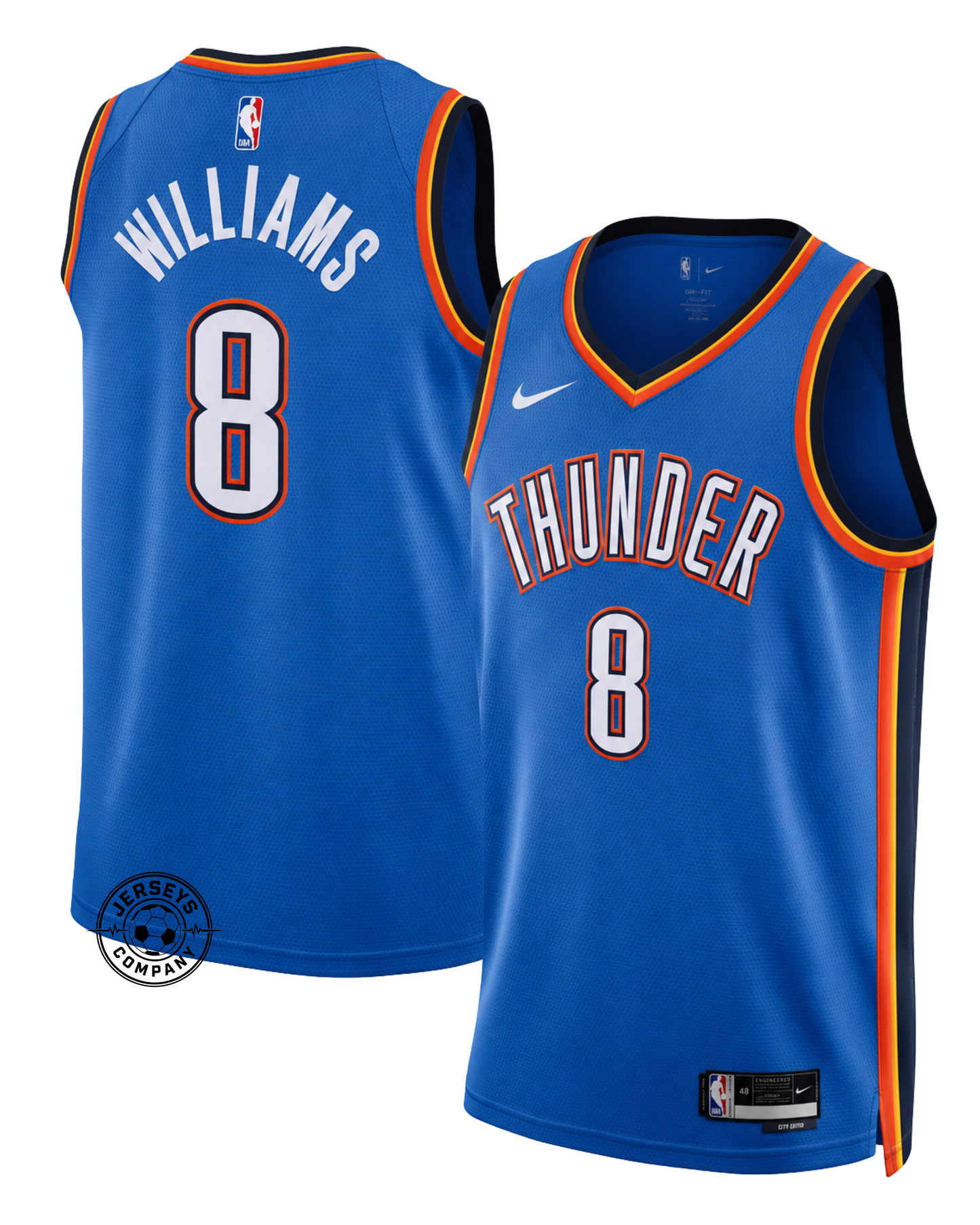 Jalen Williams Oklahoma City Thunder Icon Edition Jersey - Blue