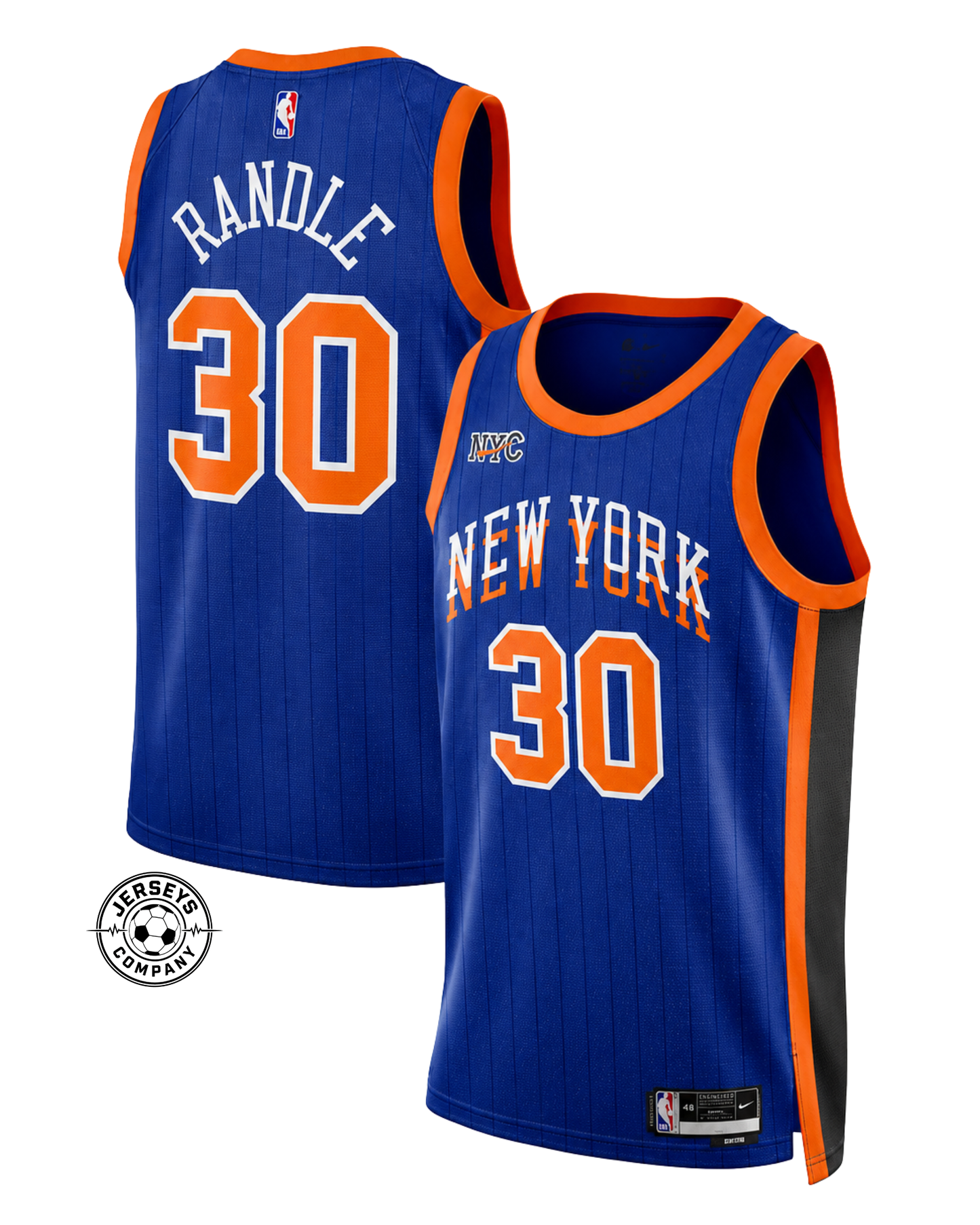 Julius Randle New York Knicks City Edition Jersey - Blue