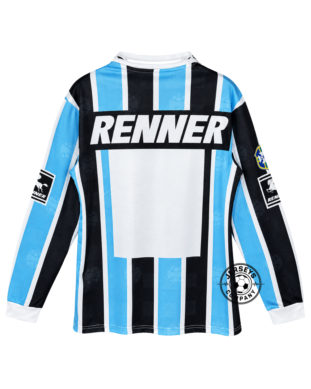 Camisa Grêmio Azul Tricolor 1997/98 Titular Ironcryl I Manga longa