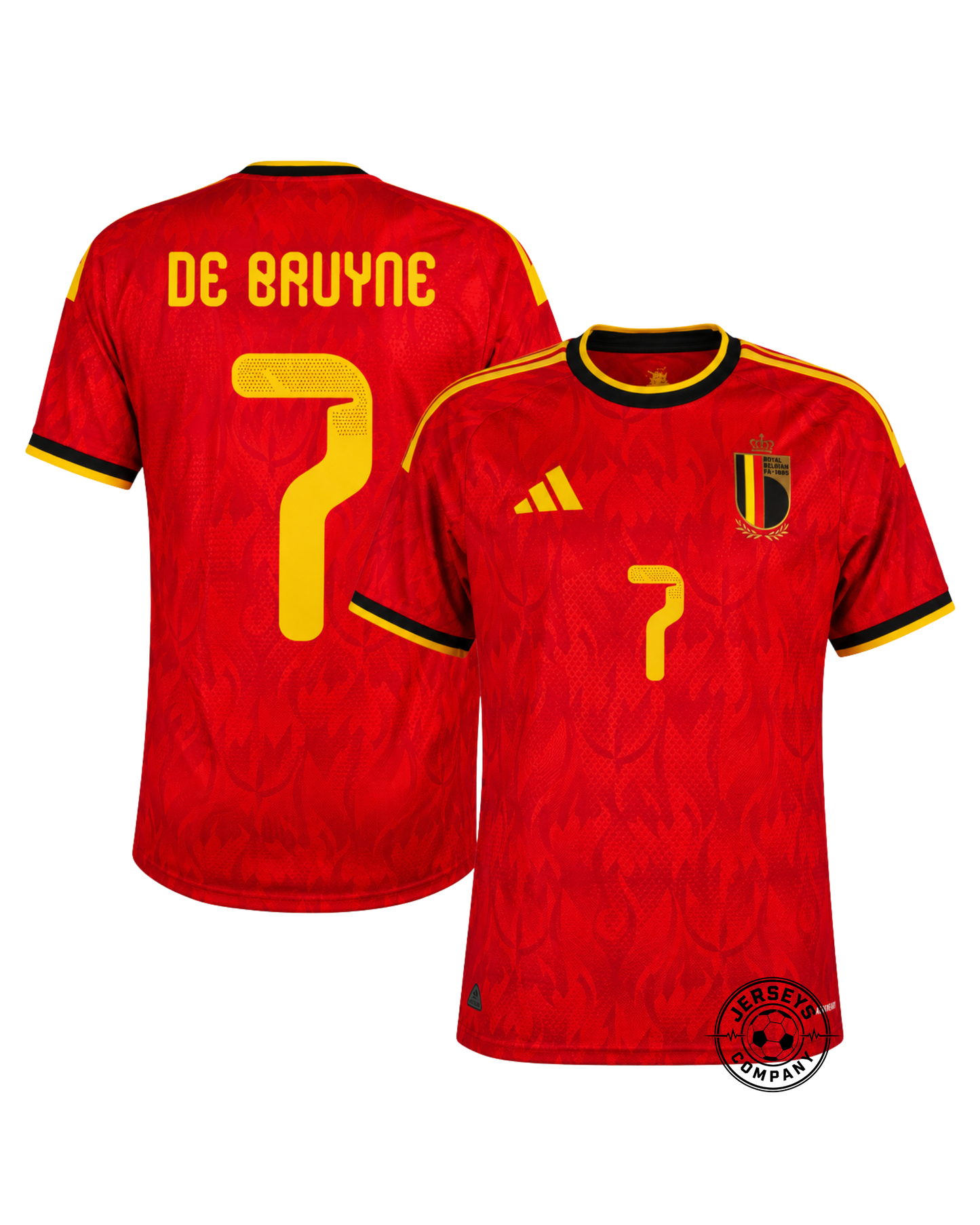 Belgium De Bruyne 7 Home Fan Jersey Shirt 2026 World Cup