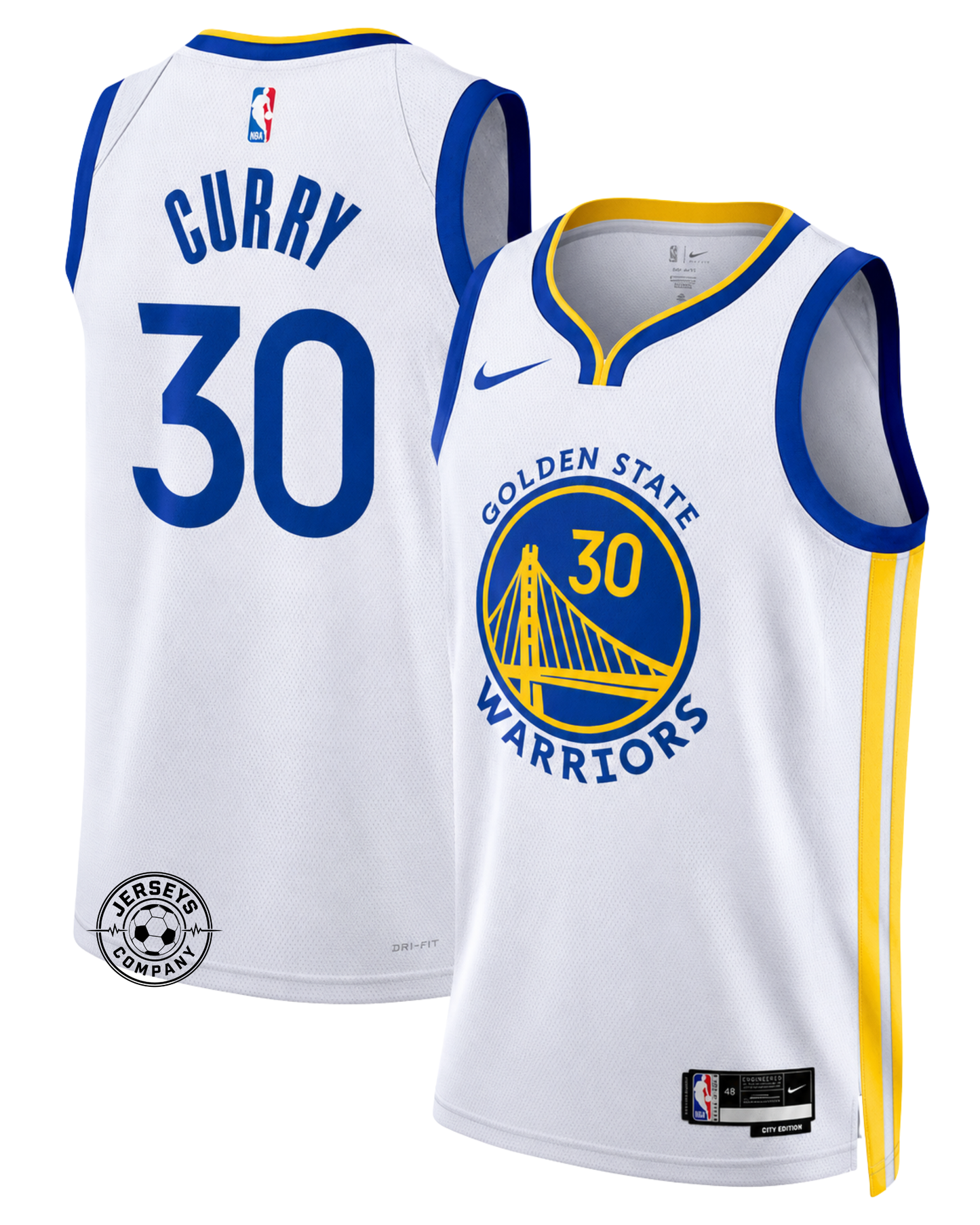 Stephen Curry Golden State Warriors Association Edition Jersey - White