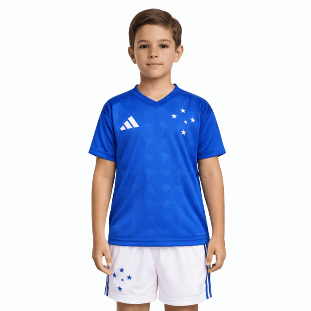 Conjunto Feminino Infantil adidas Cruzeiro 2026/27 I kids