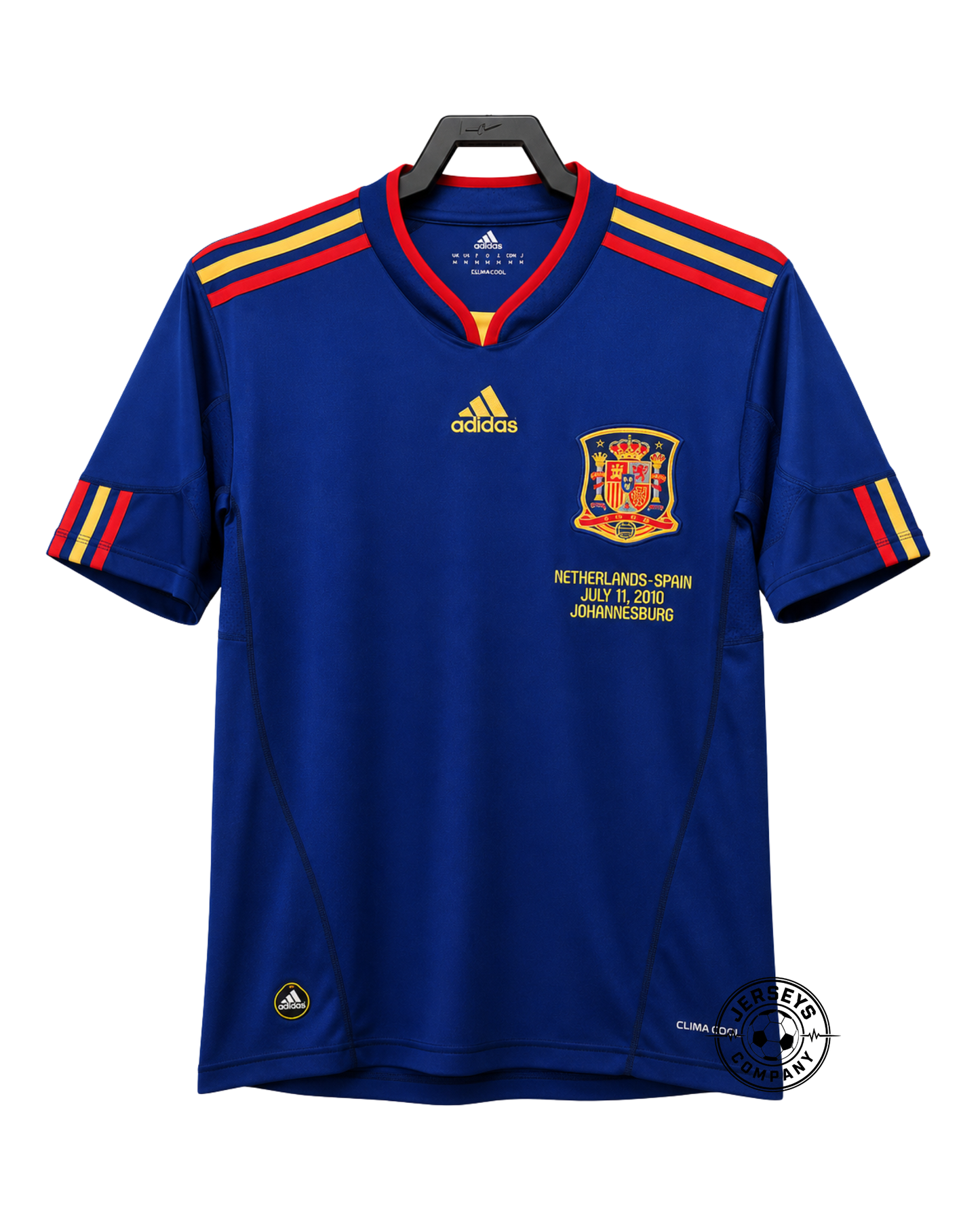 Spain 2010 World Cup Final Away Jersey - Retro Version
