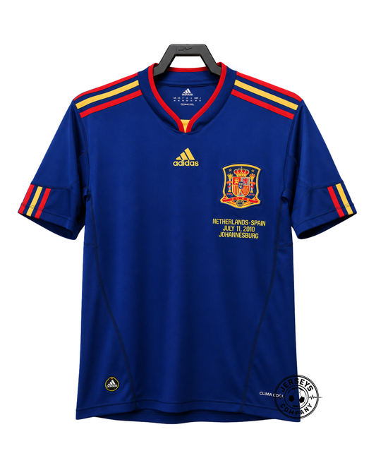 Spain 2010 World Cup Final Away Jersey - Retro Version