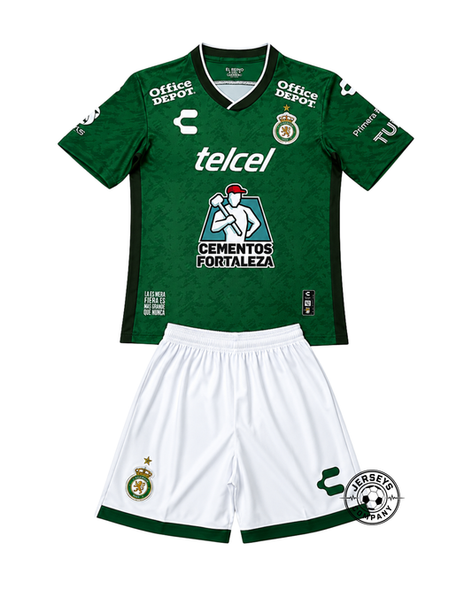 Kids Kit Club León Home Fan Jersey 2024/25