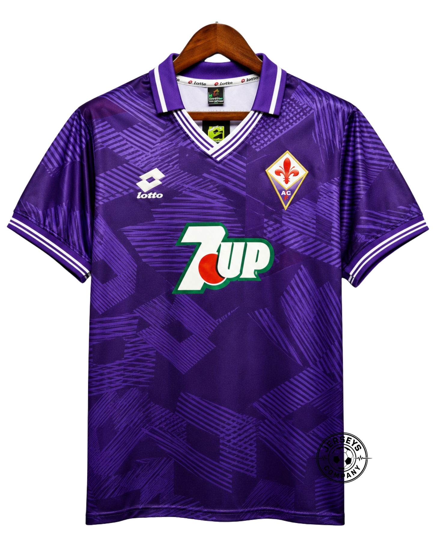 Fiorentina 92/93 Home Jersey - Retro Version