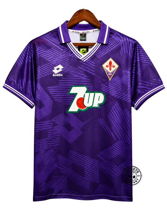 Fiorentina 92/93 Home Jersey - Retro Version