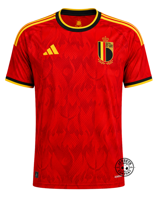 Belgium Home Authentic Player Jersey Shirt 2026 World Cup - Slim Fit