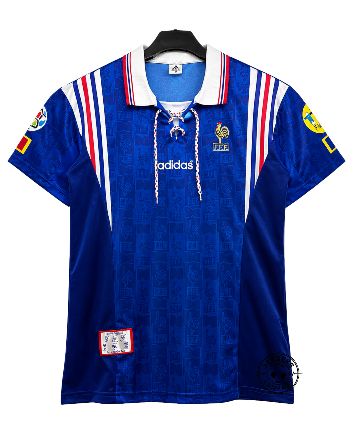 France 1996 Home Jersey - Retro Version