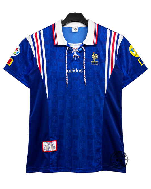 France 1996 Home Jersey - Retro Version