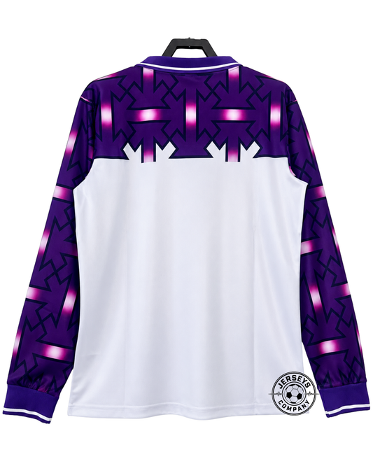 Fiorentina 92/93 II Away Jersey - Long Sleeve Retro Version