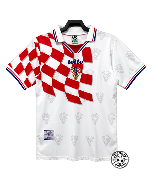 Croatia 1998 World Cup Home Jersey - Retro Version