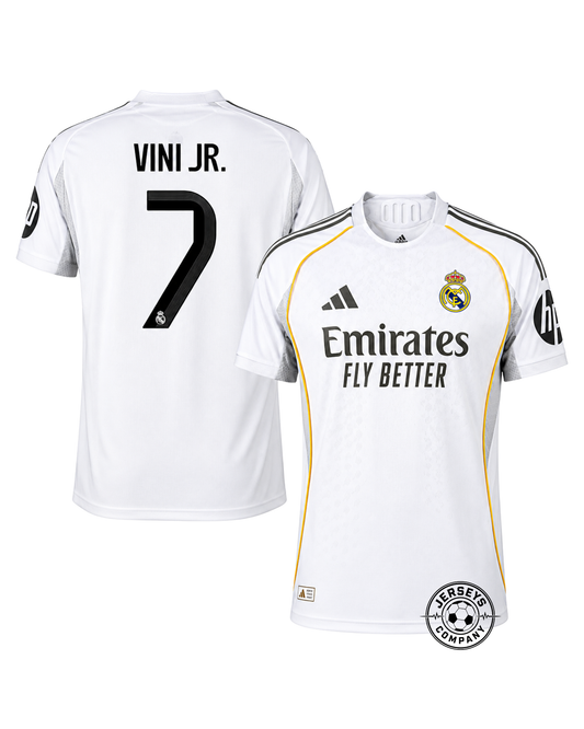 Real Madrid Home Jersey 2025/26 - Vini Jr. #7