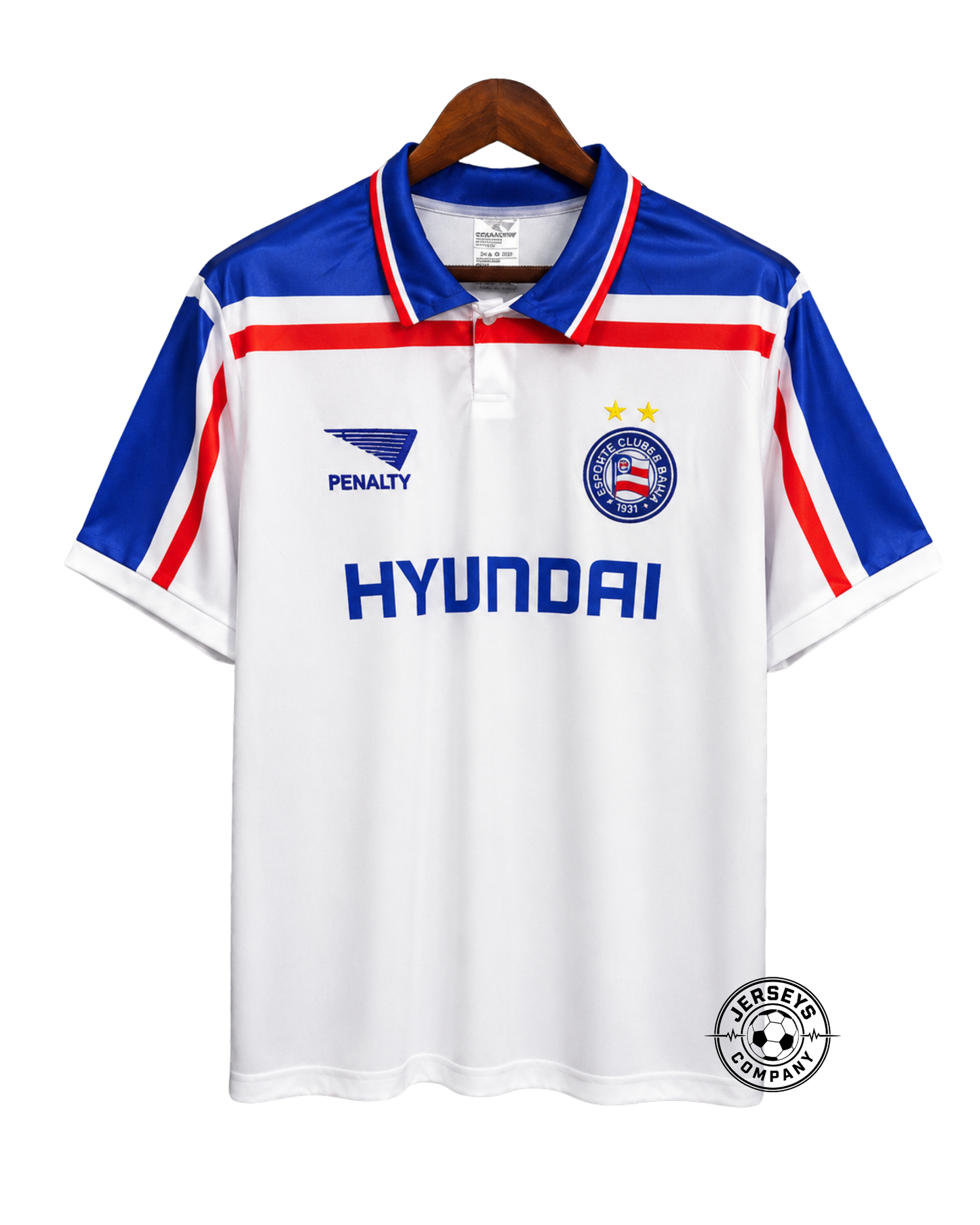 Bahia Retro 1998 Home Jersey Hyundai - Penalty