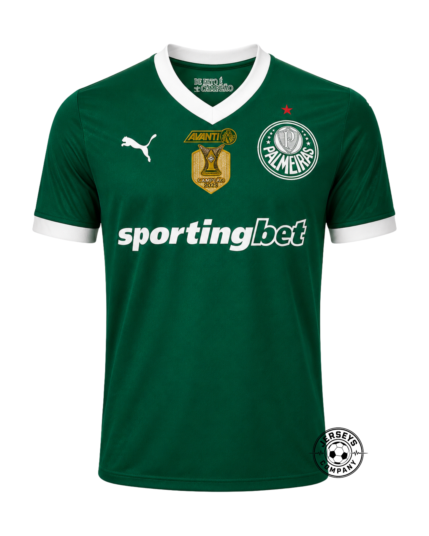 Palmeiras Home Jersey 2025/26 Patch Campeão - Fan Version