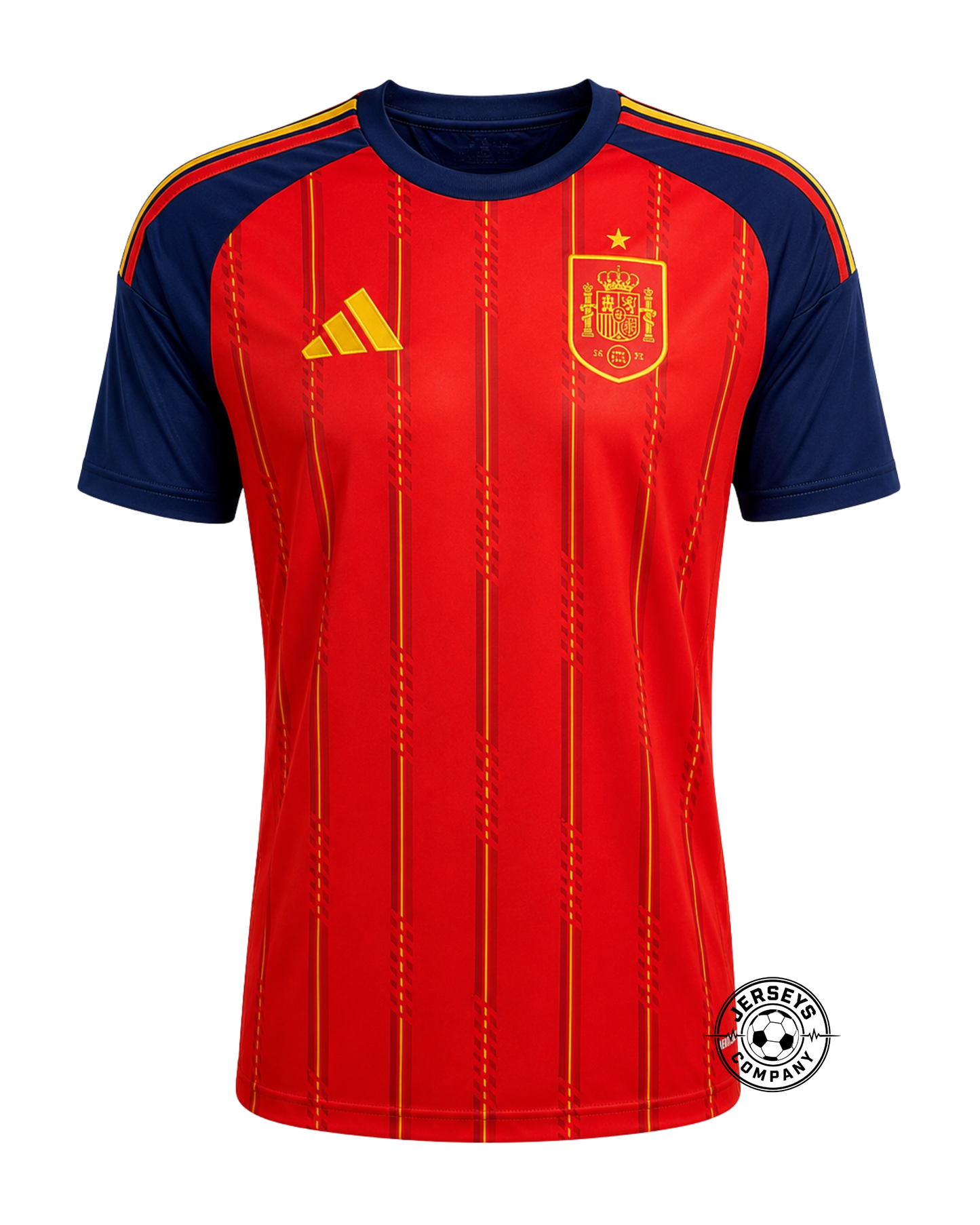 Spain 2026 Home Authentic Jersey - Player Version - Slim Fit