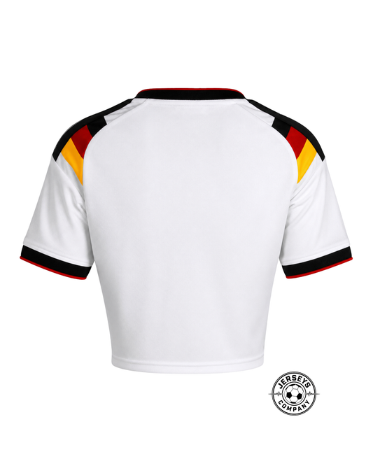2026 Germany Women's Stadium Home Cropped Soccer Jersey World Cup 2026