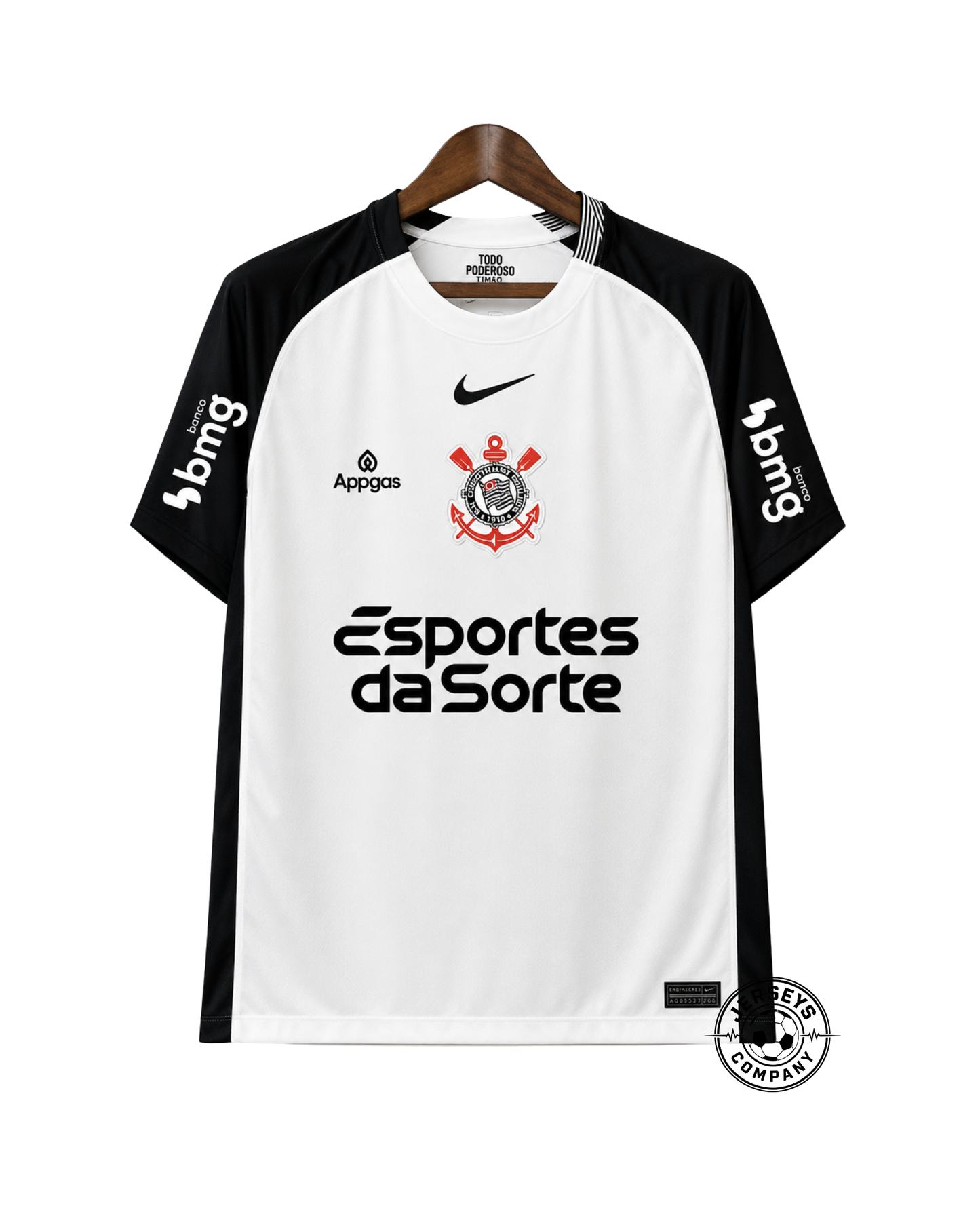 Corinthians 2025/26 Away Jersey - Fan Version - Sponsor