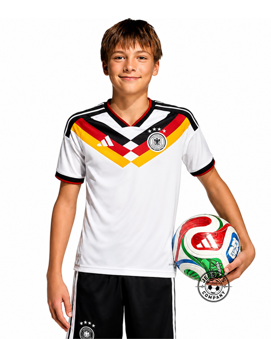 Kids Kit Germany Home Fan Jersey Shirt 2026 World Cup
