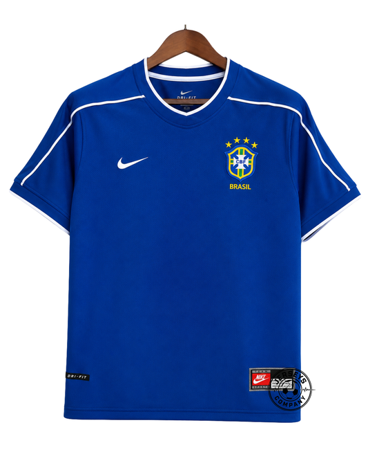 Brazil 1998 Away Jersey - Retro Version