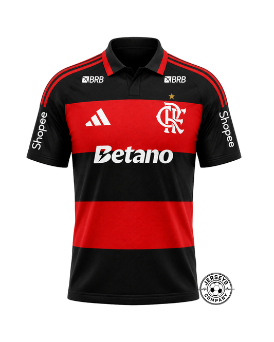 Camisa Flamengo 2026/27 Home - Fan Version Sponsor