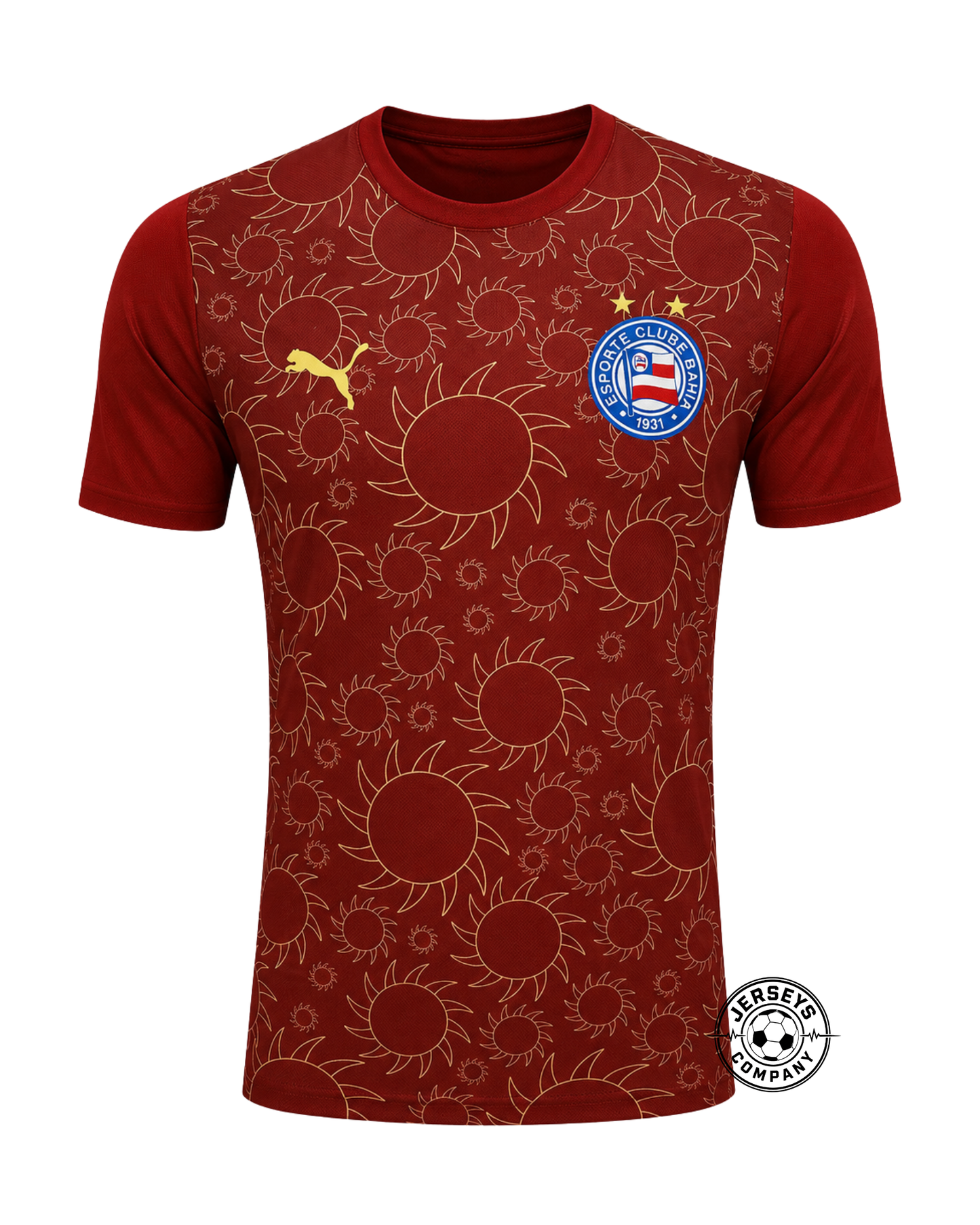 Camisa Bahia III 25/26 s/n Puma Masculina - Vermelho Fan version