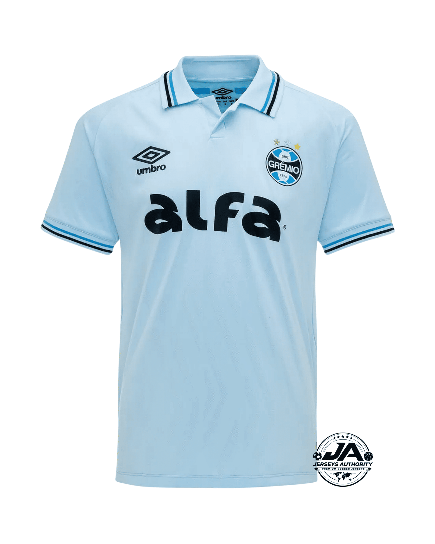 Camisa Umbro Grêmio 2025/26 II Azul Celeste Jogador