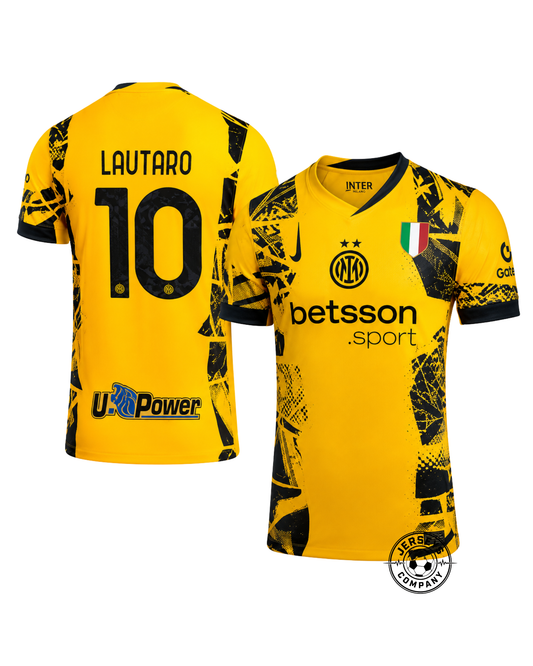Inter Milan Lautaro 10 Third Jersey 2024/25 UCL UEFA Foundation