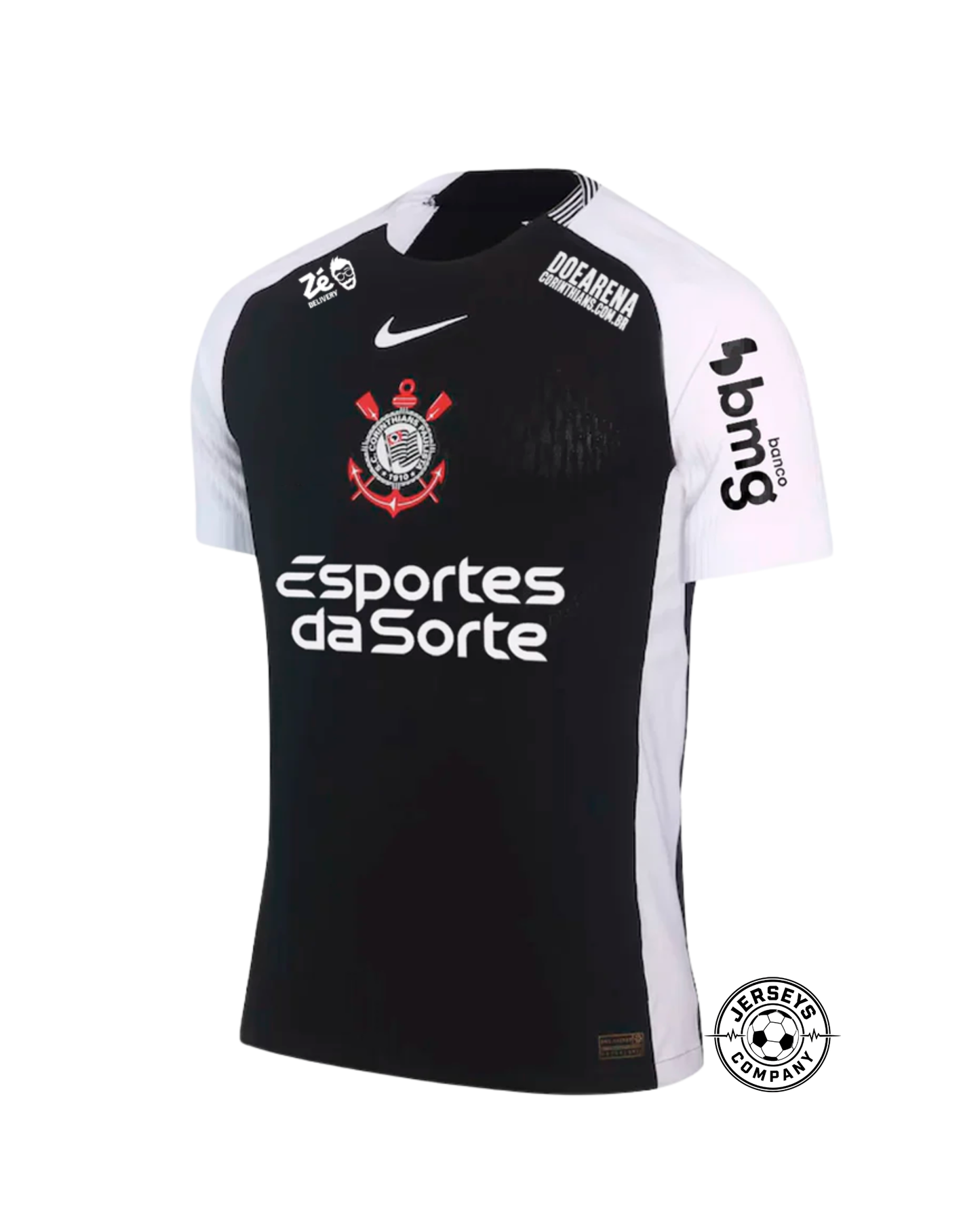 Corinthians 2025/26 Away Jersey - Player Version - Slim Fit - Sponsor