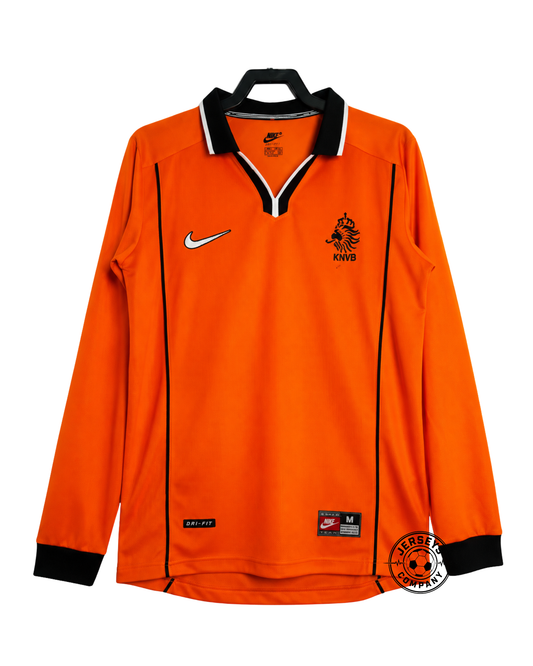 Netherlands 1998 I Home Jersey - Long Sleeve Retro Version