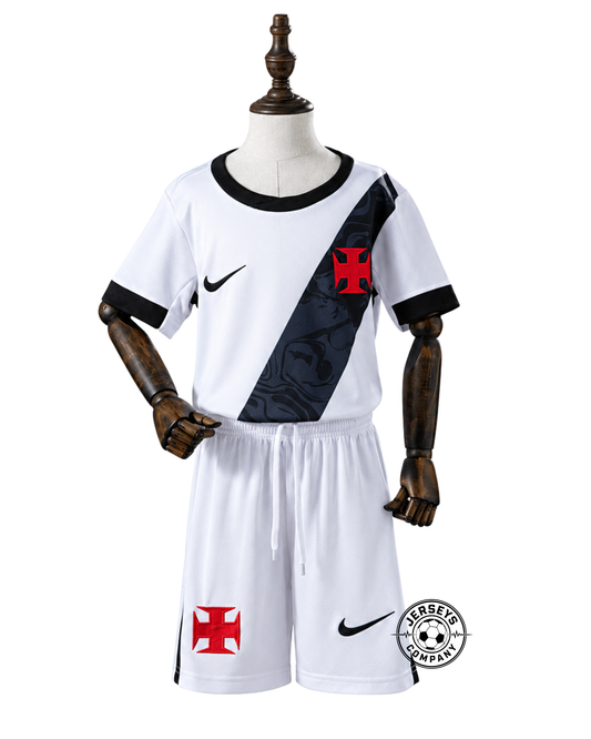 Kit Infantil Camisa e Short Vasco Away 26/27 Torcedor