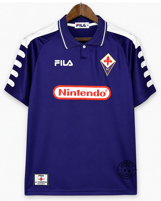 Fiorentina 98/99 Home Jersey - Retro Version