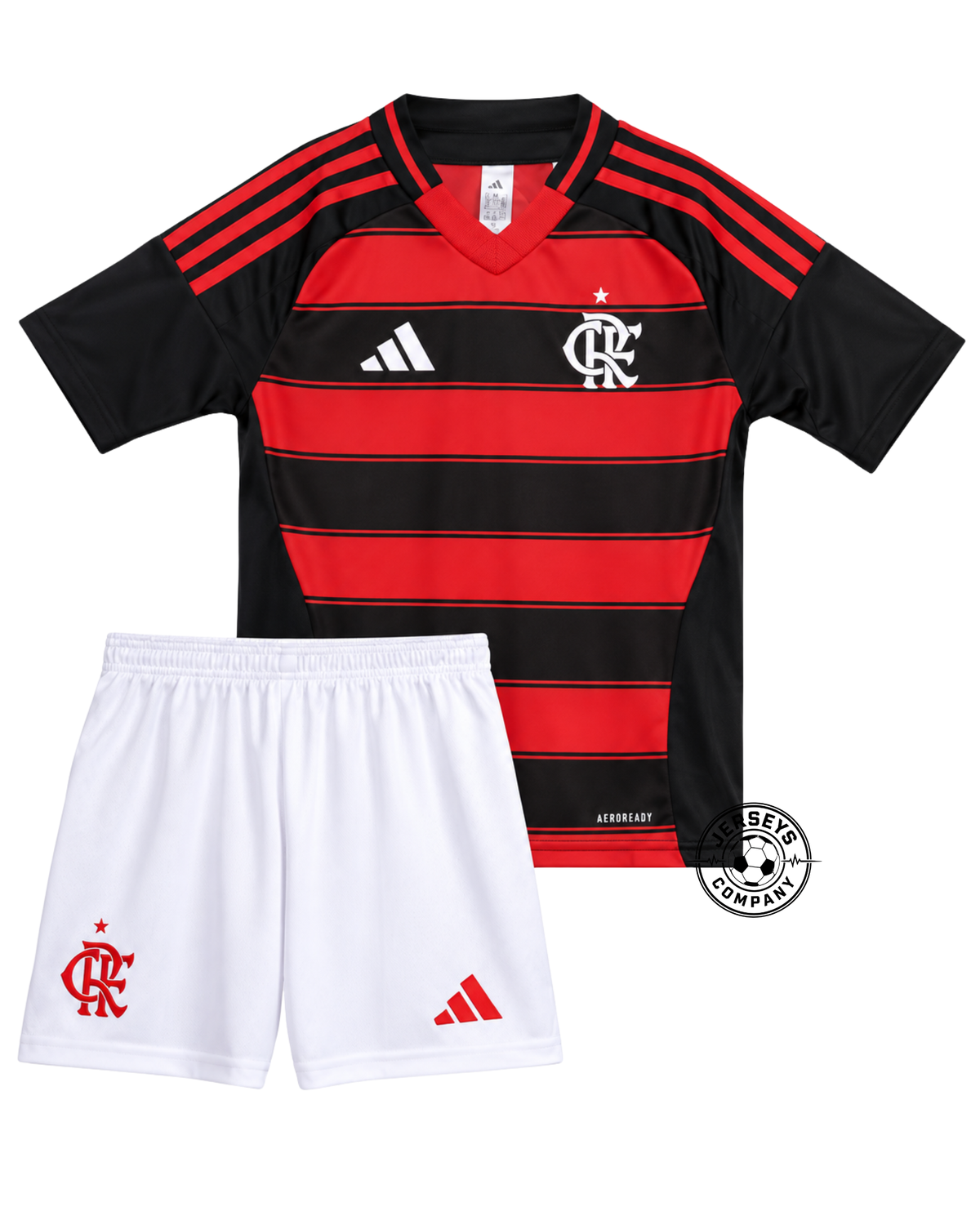 Mini Kit I Flamengo 25/26 Preto / Black adidas