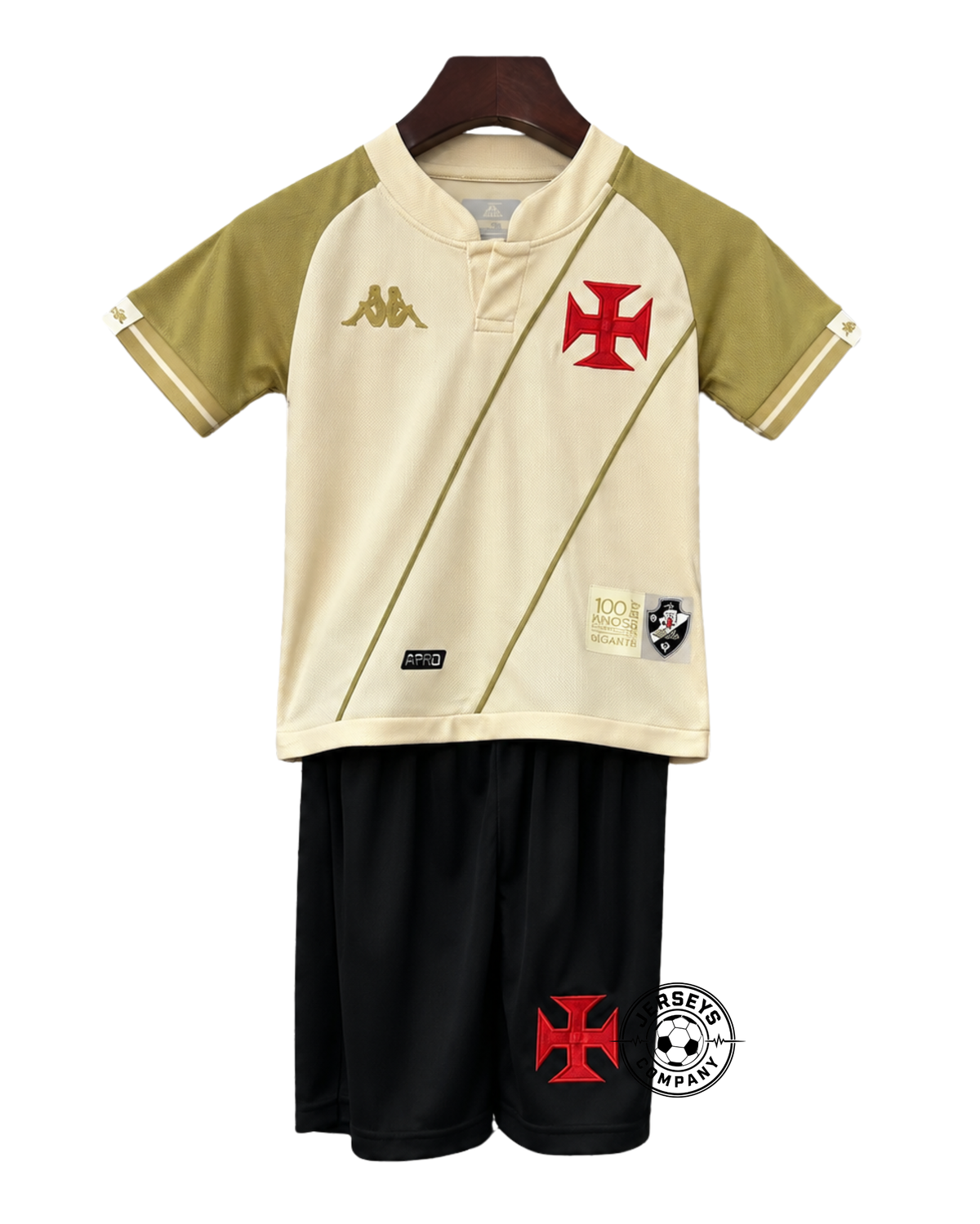 Conjunto Infantil Vasco III 2024/25 - Dourada