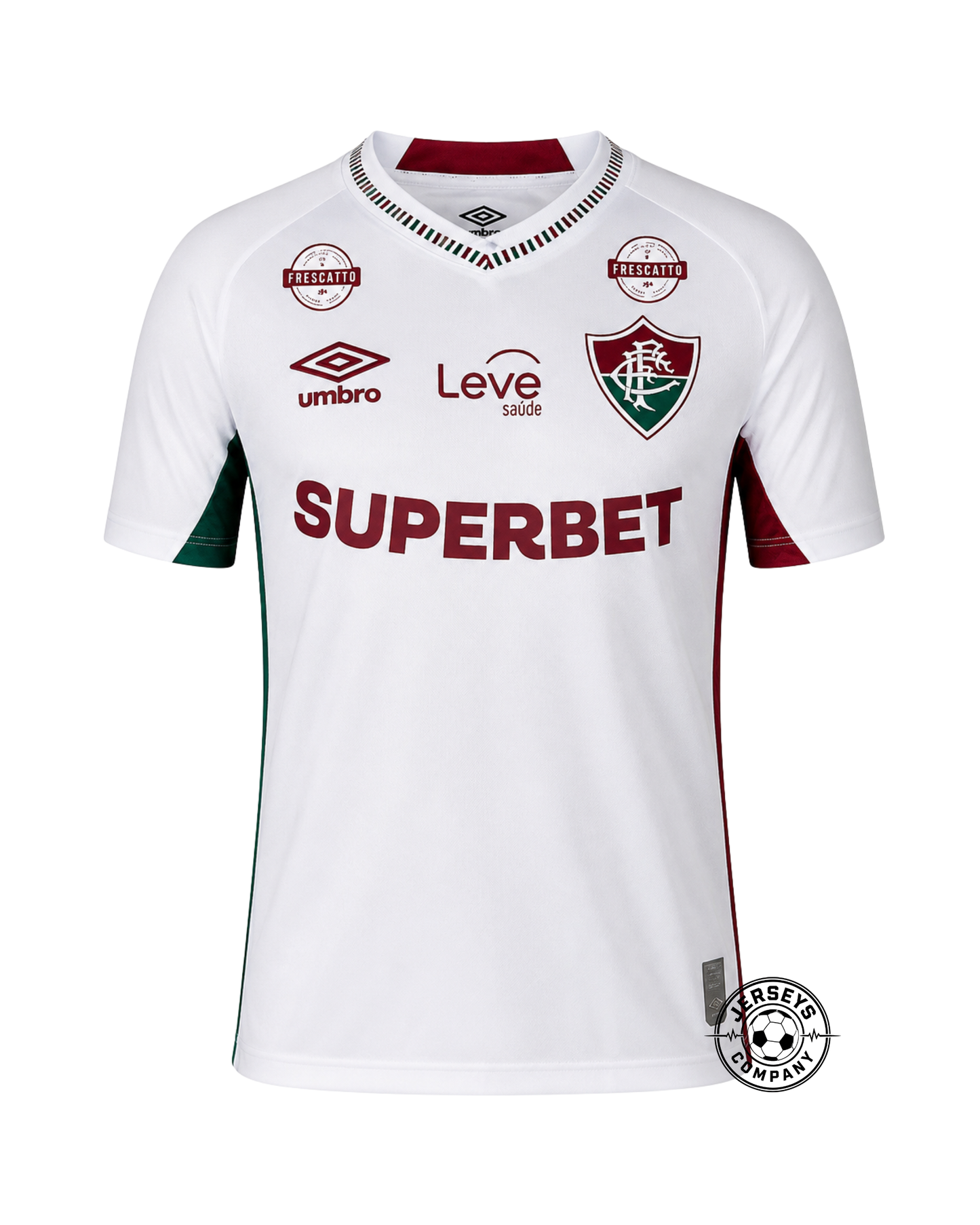 Camisa Feminina Umbro Fluminense 2025/26 II - All Sponsor e Patch Mundial