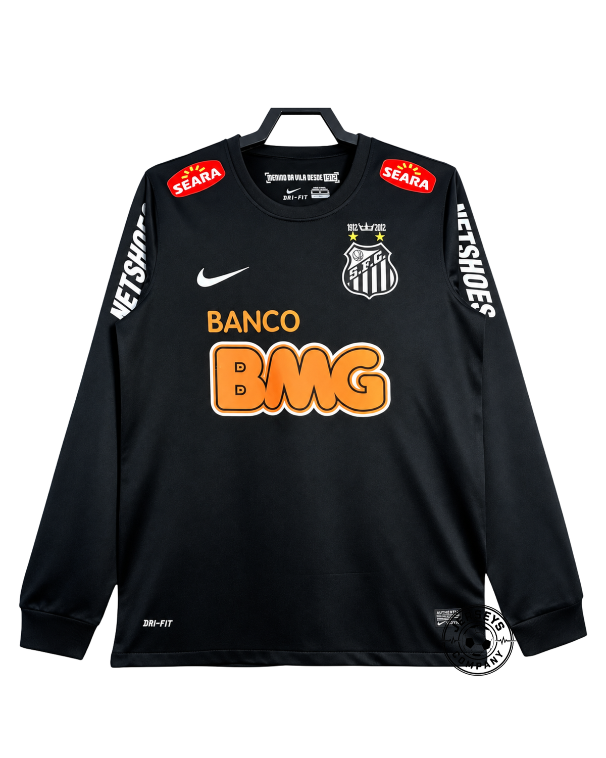 Camiseta Santos 2012-2013 Visitante Manga Longa