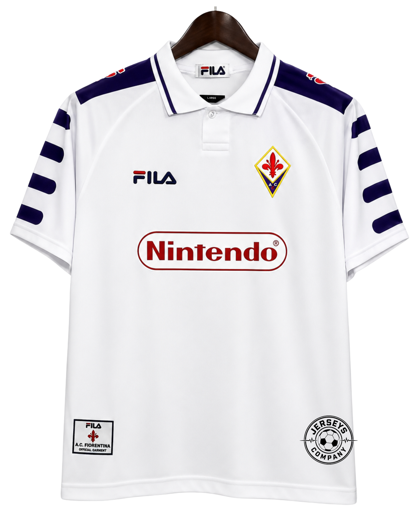Fiorentina 98/99 Away Jersey - Retro Version