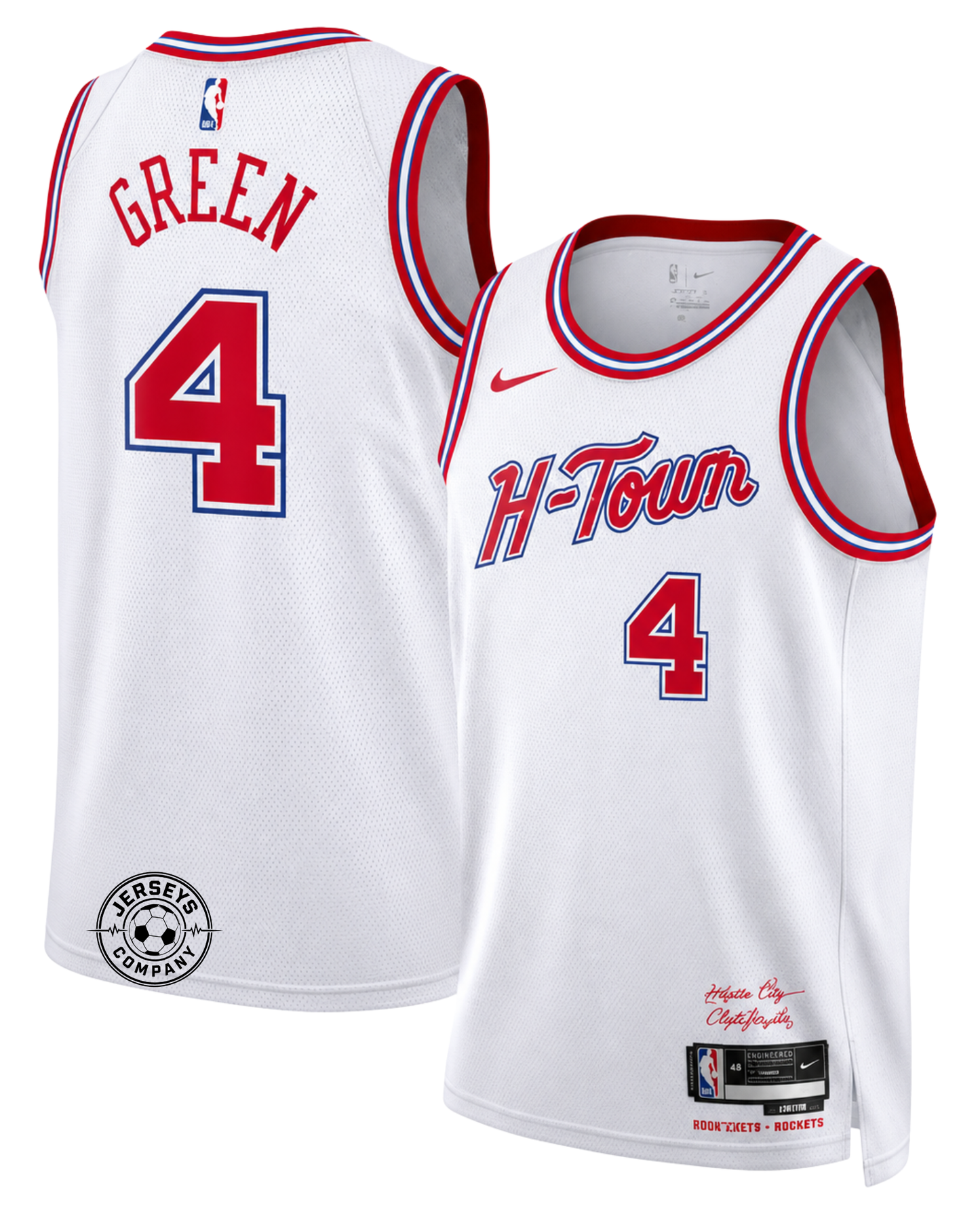 Jalen Green Houston Rockets City Edition Jersey - White