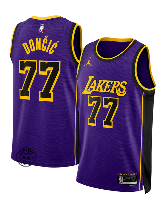 Luka Dončić Los Angeles Lakers Statement Edition Jersey - Purple