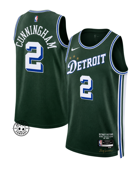 Cade Cunningham Detroit Pistons City Edition Jersey - Green