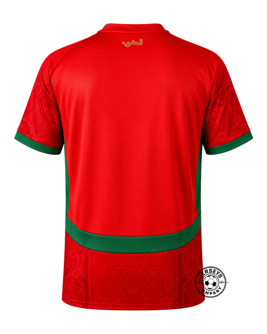 Morocco 25/26 Home Jersey - Player Version - Slim Fit