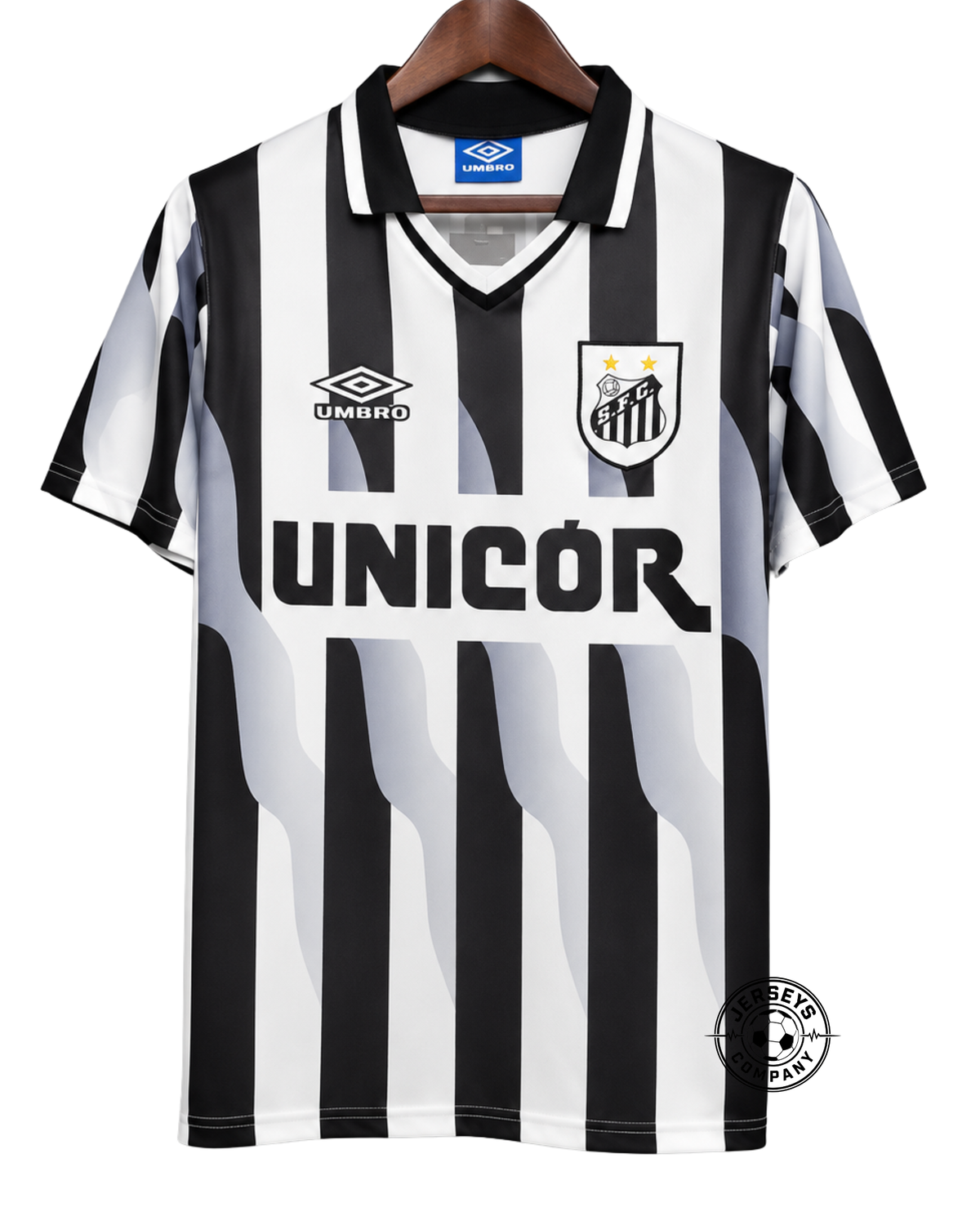Camisa Santos Retrô 1998 Unicor Masculina - Branco