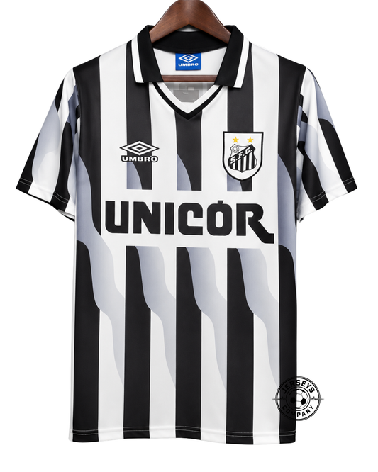Camisa Santos Retrô 1998 Unicor Masculina - Branco