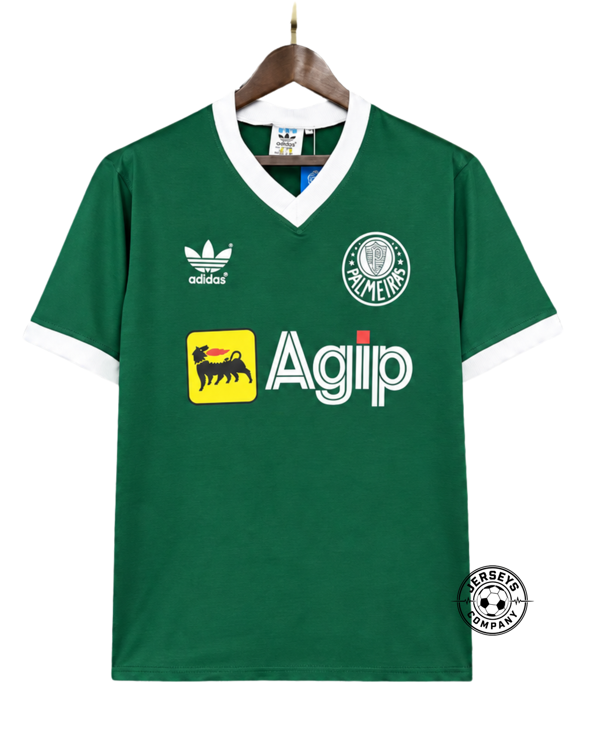 Camisa Palmeiras 1987/88 - Retrô Masculino - Verde AGIP